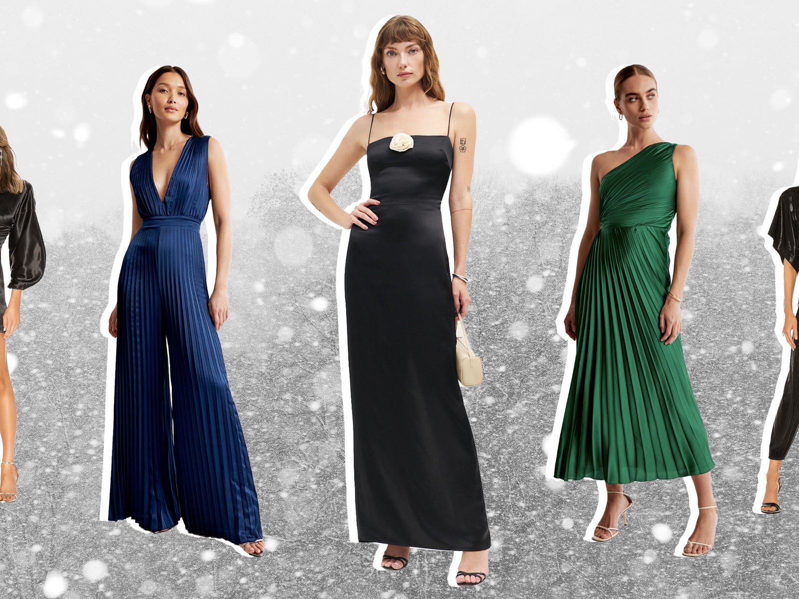 37 Winter Wedding Guest Dresses to Wear in Chilly Destinations
